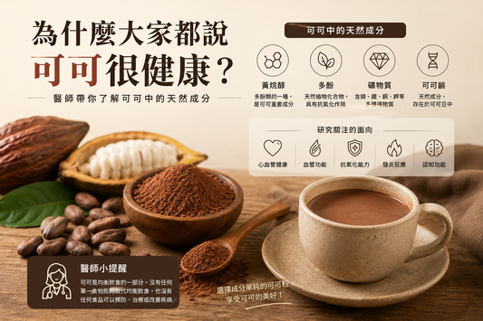 為什麼大家都說可可很健康？醫師帶你了解可可中的天然成分